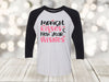 Midnight Kisses & New Year Wishes, New Year Raglan, New Years Eve, New Years Day, Next Level Raglan Three Quarter Sleeve, Choice Of Colors