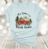 Christmas Shirt, It's Time To Be Back Home, Christmas Farm Truck, Truck Full Of Animals, Premium Unisex Tee, 2x, 3x, 4x, Plus Size Available