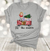 Christmas Shirt, Tis The Season, Camper With Christmas Tree And Doll, Christmas Camping, Premium Unisex Tee, 2x, 3x, 4x, Plus Size Available