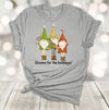 Christmas Shirt, Gnome For The Holidays, Gnome Trio, Holiday Gnomes, Christmas Gnome, Premium Unisex Tee, 2x, 3x, 4x, Plus Size Available