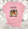 Christmas Shirt, Camping IS Just How I Roll, Santa And Christmas Tree, Merry Christmas, Premium Unisex Tee, 2x, 3x, 4x, Plus Size Available