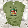 Christmas Shirt, Camping IS Just How I Roll, Santa And Christmas Tree, Merry Christmas, Premium Unisex Tee, 2x, 3x, 4x, Plus Size Available