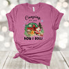 Christmas Shirt, Camping IS Just How I Roll, Santa And Christmas Tree, Merry Christmas, Premium Unisex Tee, 2x, 3x, 4x, Plus Size Available