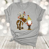 Christmas Shirt, Cute Gnome And Reindeer, Christmas Gnome And Deer, Christmas Tee, Premium Unisex Tee, Size 2x, 3x, 4x Plus Size Available