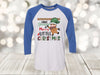 Christmas Raglan, Have Yourself A Merry Little Christmas, Cow, Holiday Shirt, Plus Sized Available, Next Level Raglan Three Quarter Sleeve