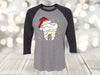 Christmas Raglan, Christmas Tooth, Tooth With Christmas Lights, Dentist, Premium Raglan 3/4 Sleeve, Plus Size Available 2x, 3x Holiday Shirt