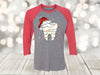 Christmas Raglan, Christmas Tooth, Tooth With Christmas Lights, Dentist, Premium Raglan 3/4 Sleeve, Plus Size Available 2x, 3x Holiday Shirt