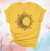 Mandala Sun And Moon, Boho Sun And Moon, Hippie Shirts, Sun And Moon Design, Premium Unisex Tee, 2x, 3x, 4x, Plus Size Available