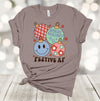 Christmas Shirt, Festive AF, Fun Christmas Ornament Shirt, Holiday Tee Shirt, Christmas Holiday, Premium Soft Unisex, Plus Sizes Available