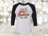 Christmas Raglan, Thick Thighs And Christmas Vibes, Holiday Raglan, Fun Christmas Raglan, Next Level Raglan Three Quarter Sleeve