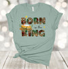 Christian Tee, Born Is The King, Jesus Birth, Christian Christmas, Plus Size Christmas Shirt 2x, 3x, 4x, Premium Soft Unisex Shirt