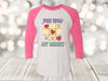 Valentine's Day Raglan, You Won MyHeart, Tic Tac Toe, Valentines Couple, Cute Hearts, Unisex Next Level Raglan Three Quarter Sleeve