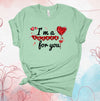 Valentine's Day Shirt, I'm A Sucker For You, Red Sucker, Valentines Sucker, Premium Soft Unisex Tee, 2x, 3x, 4x, Plus Sizes Available