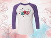 Valentine's Day Raglan, All You Need Is #candylife. Be Mine, Kiss Me, Funny Valentine's Day, Unisex Next Level Raglan Three Quarter Sleeve