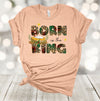 Christian Tee, Born Is The King, Jesus Birth, Christian Christmas, Plus Size Christmas Shirt 2x, 3x, 4x, Premium Soft Unisex Shirt