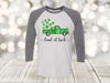 Saint Patrick's Day Raglan, Loads Of Luck, Green Truck, Clover Truck, Lucky, Plus Size Available, Next Level Raglan Three Quarter Sleeve