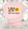 Tie Dye Shirt, Peace Love Sunshine, Premium Soft Unisex Tee, Plus Size Available, Sunflower Tee, Sunshine Sunflower, Tie Dye Sunflower