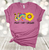 Tie Dye Shirt, Peace Love Sunshine, Premium Soft Unisex Tee, Plus Size Available, Sunflower Tee, Sunshine Sunflower, Tie Dye Sunflower