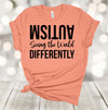 Autism Shirt, Autism Seeing The World Differently, Autism Support, Premium Soft Unisex Shirt, Plus Sizes Available 2x, 3x, 4x