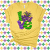 Mardi Gras Shirt, Love Mardi Gras, Ball Masks, New Orleans, French Quarter, Premium Unisex Soft Tee, 2x, 3x, 4x, Plus Size Available