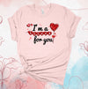 Valentine's Day Shirt, I'm A Sucker For You, Red Sucker, Valentines Sucker, Premium Soft Unisex Tee, 2x, 3x, 4x, Plus Sizes Available