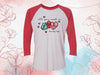 Valentine's Day Raglan, All You Need Is #candylife. Be Mine, Kiss Me, Funny Valentine's Day, Unisex Next Level Raglan Three Quarter Sleeve