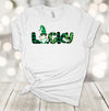 Saint Patrick's Day Shirt, Lucky Gnome, Leopard Print Gnome, Green Gnome, Lucky Shirt, Premium Soft Unisex Tee, Plus Size Available