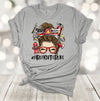 Firefighter Shirt, #FIREFIGHTERLIFE, Messy Bun Firefighter, Firefighter Female, Premium Soft Unisex Tee, Plus Size 2x, 3x, 4x Available