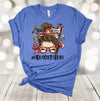 Firefighter Shirt, #FIREFIGHTERLIFE, Messy Bun Firefighter, Firefighter Female, Premium Soft Unisex Tee, Plus Size 2x, 3x, 4x Available