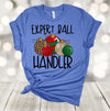 Christmas Shirt, Expert Ball Handler, Funny Christmas Shirt, Christmas Ornament, Premium Soft Unisex Tee, Plus Size 2x, 3x, 4x, Available