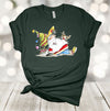 Christmas Shirt, Santa Claus, Reindeer, Christmas Tree, Holiday Shirt, 2x, 3x, 4x, Plus Sizes Available