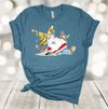 Christmas Shirt, Santa Claus, Reindeer, Christmas Tree, Holiday Shirt, 2x, 3x, 4x, Plus Sizes Available