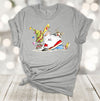 Christmas Shirt, Santa Claus, Reindeer, Christmas Tree, Holiday Shirt, 2x, 3x, 4x, Plus Sizes Available