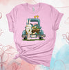 Easter Shirt, Easter Gnome And Truck, Basket Of Carrots, Old Truck Gnome, Easter Eggs, 2x, 3x, 4x, Plus Sizes Available