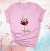 Easter Shirt, Easter Gnome With Red Wine Glass, Easter Bunny Gnome, Gnome Shirt, 2x, 3x, 4x, Plus Sizes Available