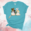 Easter Shirt, Easter Chickadees, Chickadee Couple, Song Birds, Easter Birds, 2x, 3x, 4x, Plus Sizes Available