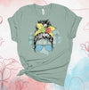 Easter Shirt, Easter Messy Bun, Easter Mom, Easter Shirt, Egg Hunt, 2x, 3x, 4x, Plus Sizes Available