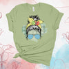 Easter Shirt, Easter Messy Bun, Easter Mom, Easter Shirt, Egg Hunt, 2x, 3x, 4x, Plus Sizes Available