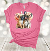 Valentine's Day, French Bulldogs Valentine Shirt, Frenchies, Dog Lover, Dog Couple, 2x, 3x, 4x, Plus Sizes Available