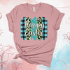 Easter Shirt, Happy Easter, Blue Plaid And Leopard Print, Easter Tee, 2x, 3x, 4x, Plus Sizes Available