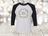 Easter Raglan, Happy Easter, Floral Easter Wreath, Pretty Wreath, Easter Wreath Shirt, Unisex Next Level Raglan Three Quarter Sleeve