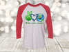 Earth Day Raglan, Peace Love Earth, April 22, Save Our Earth, Unisex Next Level Raglan Three Quarter Sleeve