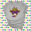 Mardi Gras Shirt, Mardi Gras Cow, New Orleans, French Quarter, Premium Unisex Soft Tee, 2x, 3x, 4x, Plus Size Available