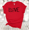 Valentine's Day, Love, Simple Hearts, Valentine's Love, Sweet Hearts Day, Premium Unisex Soft Tee, 2x, 3x, 4x, Plus Size Available