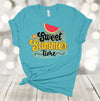 Summer Tee, Sweet Summer Time, Watermelon Shirt, Beach Vacation, Summer, Premium Soft Unisex, 2x, 3x, 4x, Plus Sizes Available