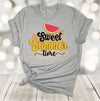 Summer Tee, Sweet Summer Time, Watermelon Shirt, Beach Vacation, Summer, Premium Soft Unisex, 2x, 3x, 4x, Plus Sizes Available