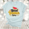 Summer Tee, Sweet Summer Time, Watermelon Shirt, Beach Vacation, Summer, Premium Soft Unisex, 2x, 3x, 4x, Plus Sizes Available