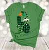 Saint Patrick's Day Shirt, Love Gnome, Leopard Print Gnome, Green Gnome, Lucky Shirt, Premium Soft Unisex Tee, Plus Size Available