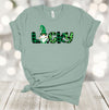 Saint Patrick's Day Shirt, Lucky Gnome, Leopard Print Gnome, Green Gnome, Lucky Shirt, Premium Soft Unisex Tee, Plus Size Available