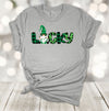 Saint Patrick's Day Shirt, Lucky Gnome, Leopard Print Gnome, Green Gnome, Lucky Shirt, Premium Soft Unisex Tee, Plus Size Available